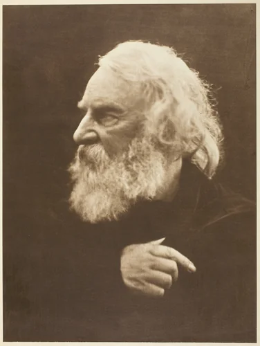 Henry Wadsworth Longfellow by Julia Margaret Cameron, print, 1868