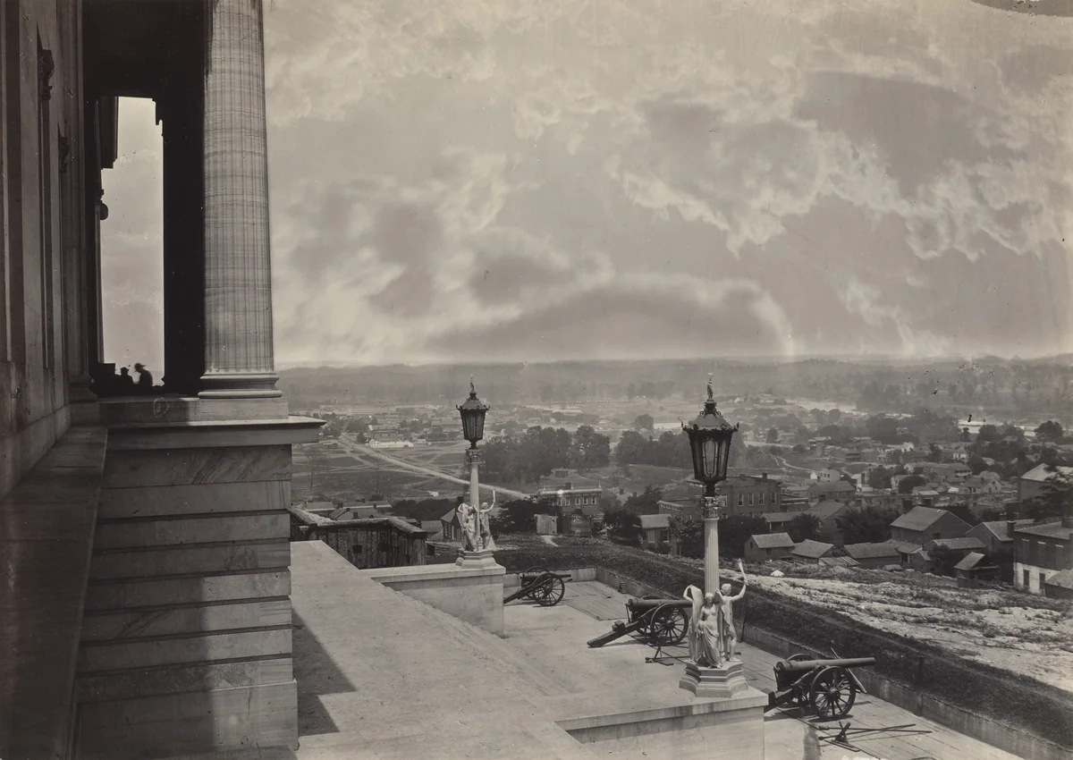 Nashville, from the Capitol from the album Photographic Views of Sherman's Campaign by George N. Barnard, photograph, 1864