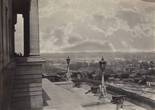 Nashville, from the Capitol from the album Photographic Views of Sherman's Campaign by George N. Barnard, photograph, 1864
