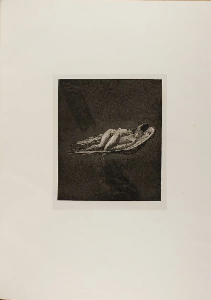 Finis, from A Life by Max Klinger, print, 1884