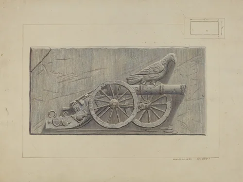 Bas Relief by Edward L. Loper, index of american design, 1938