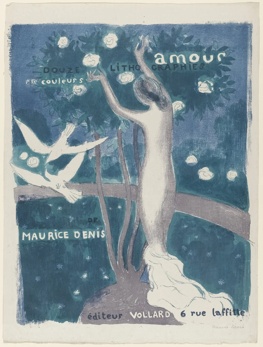 Title page from the portfolio Love (Amour) by Maurice Denis, print, 1899