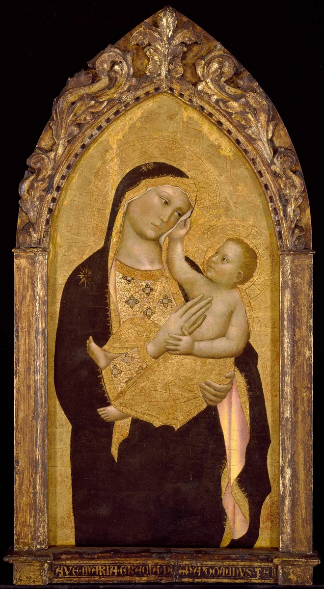 Virgin and Child by Niccolò di Pietro Gerini, painting, 1390-1400