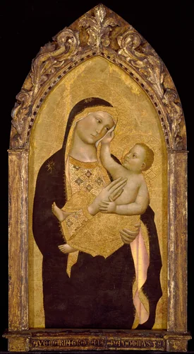 Virgin and Child by Niccolò di Pietro Gerini, painting, 1390-1400