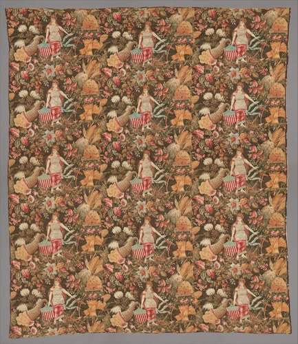 Whole cloth quilt by American, artwork, 1880-1890