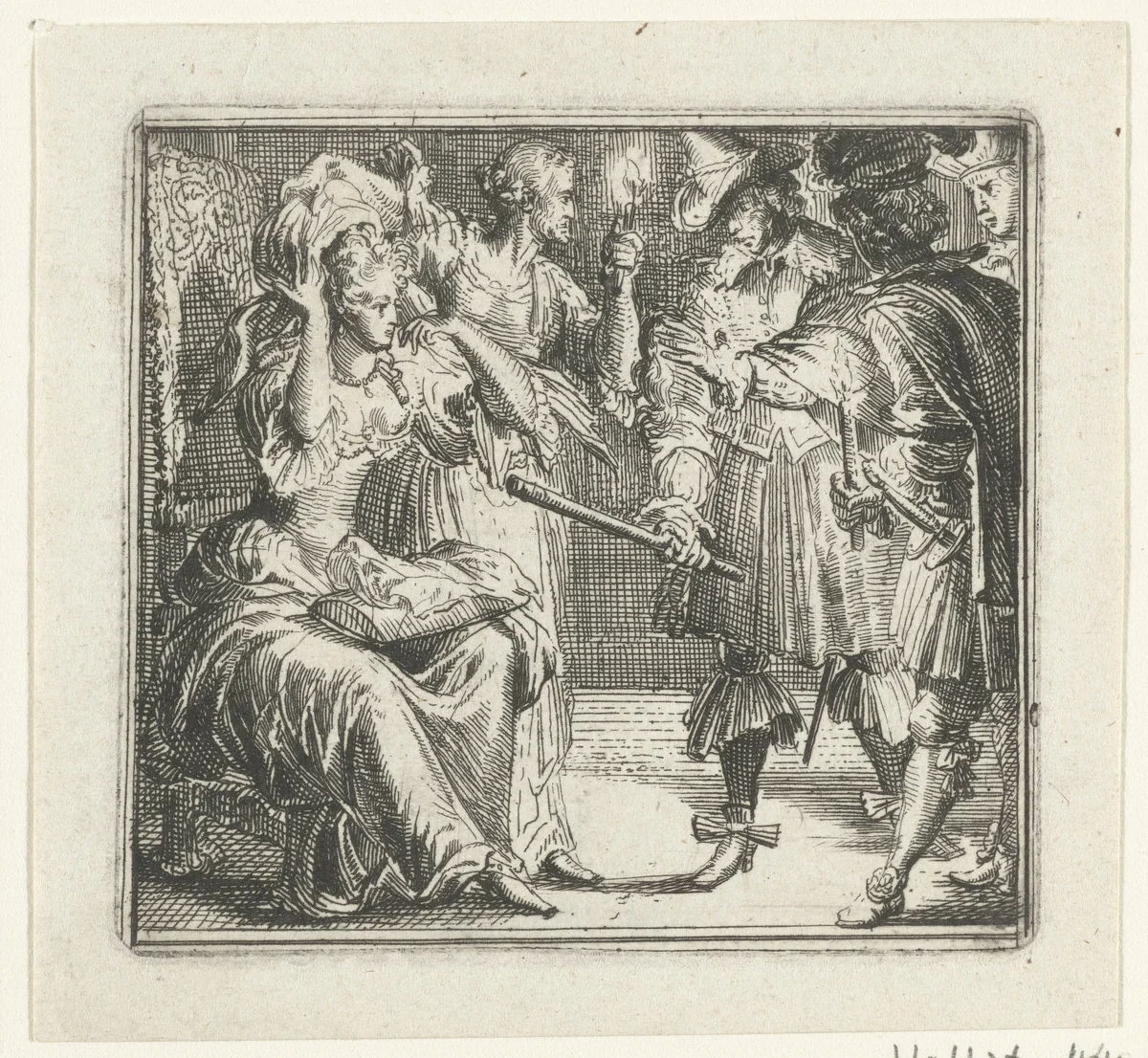 Illustratie voor de Decamerone van Boccaccio by Romeyn de Hooghe, print, 1697
