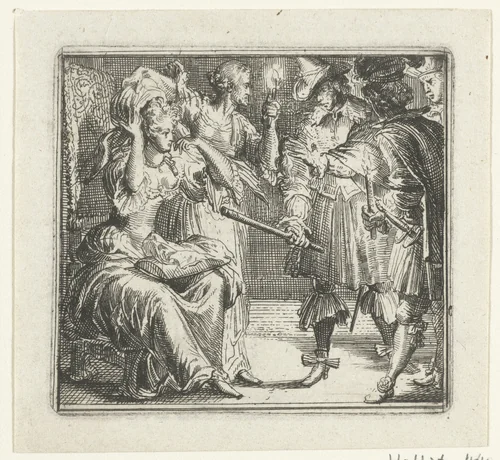 Illustratie voor de Decamerone van Boccaccio by Romeyn de Hooghe, print, 1697
