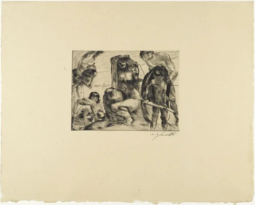 The Mirror of Venus (Die Spiegel der Venus) from Classical Legends (Antike Legenden) by Lovis Corinth, print, 1919