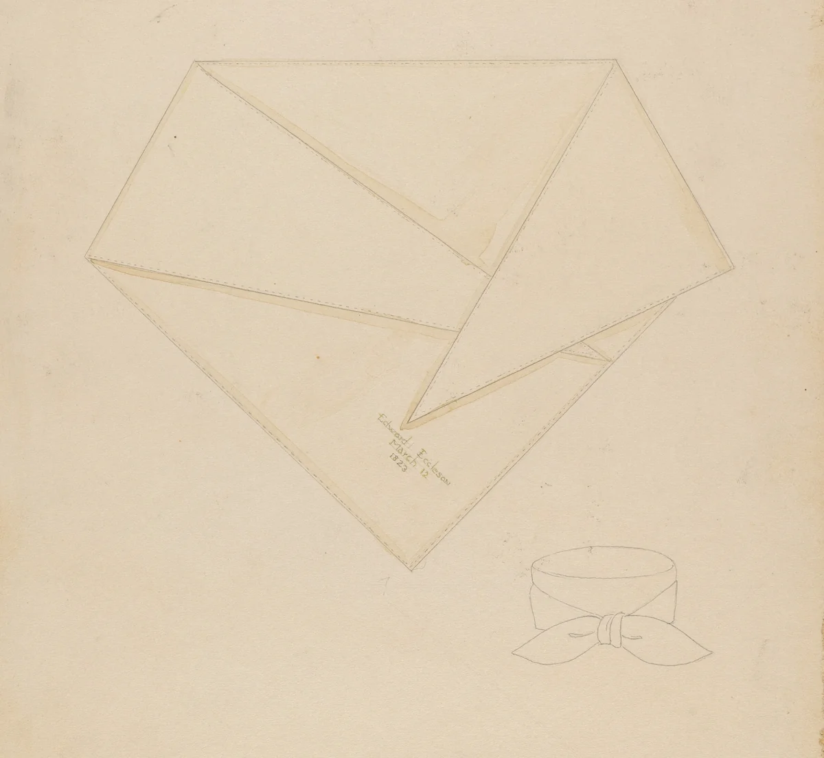 Neckerchief by Sylvia Dezon, index of american design, 1937
