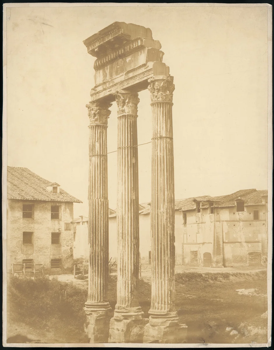 [Roman Ruins] by Giacomo Caneva, photograph, 1860-1869