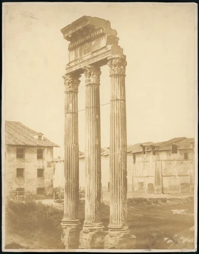 [Roman Ruins] by Giacomo Caneva, photograph, 1860-1869