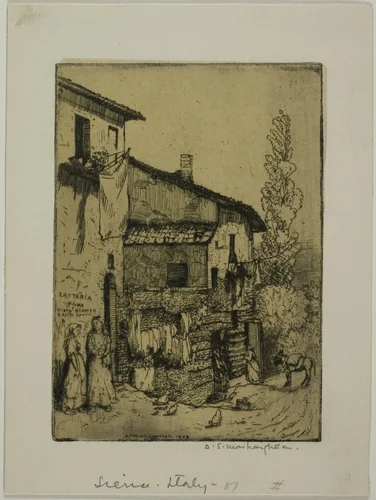 Siena by Donald Shaw MacLaughlan, print, 1905