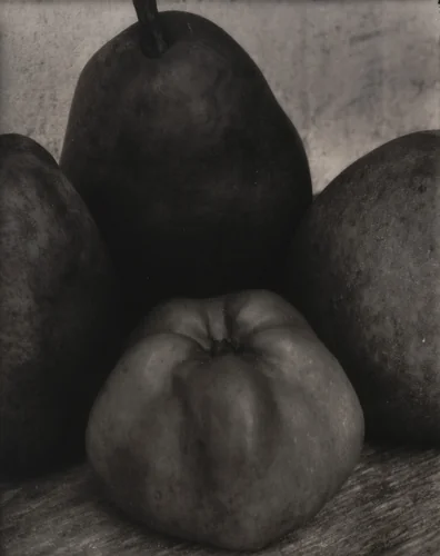 Three Pears and an Apple by Edward Steichen, photograph, 1921