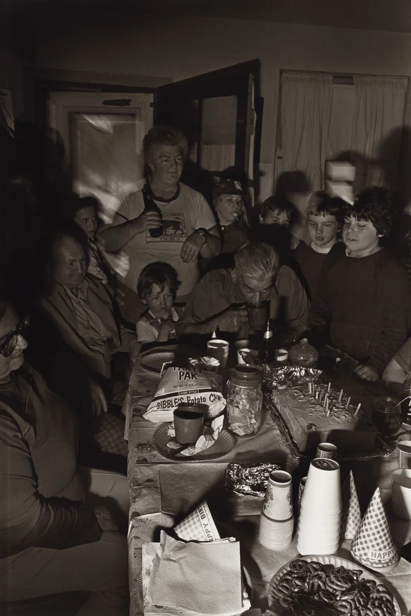 Pat Sabatine's Eleventh Birthday, Martins Creek, Pennsylvania by Larry Fink, photograph, 1980