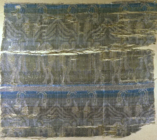 Fragment by Italy, Sicily, textile, 601-800