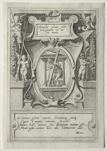 Passion Set: Title Page by Jacob de Gheyn II, print, 1596