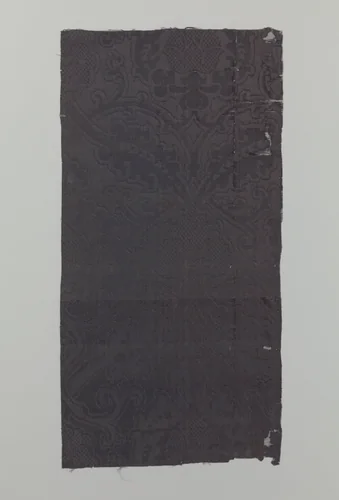 Fragment zijdedamast by anonymous, textile, 1450-1499