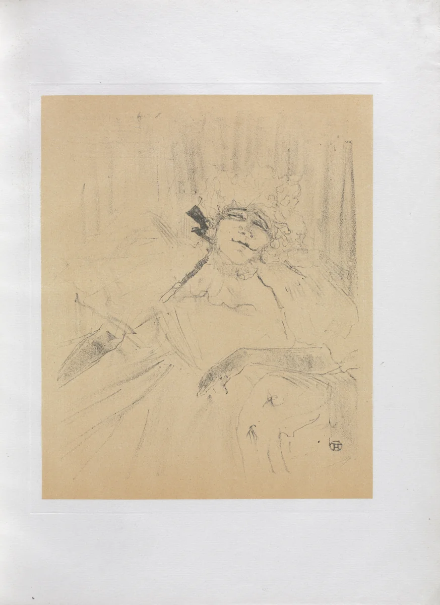Yvette Guilbert-English Series: Chanson ancienne by Henri de Toulouse-Lautrec, book, 1898