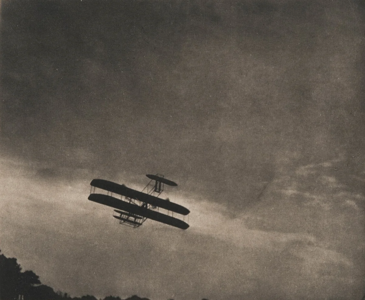 The Aeroplane by Alfred Stieglitz, photograph, 1910