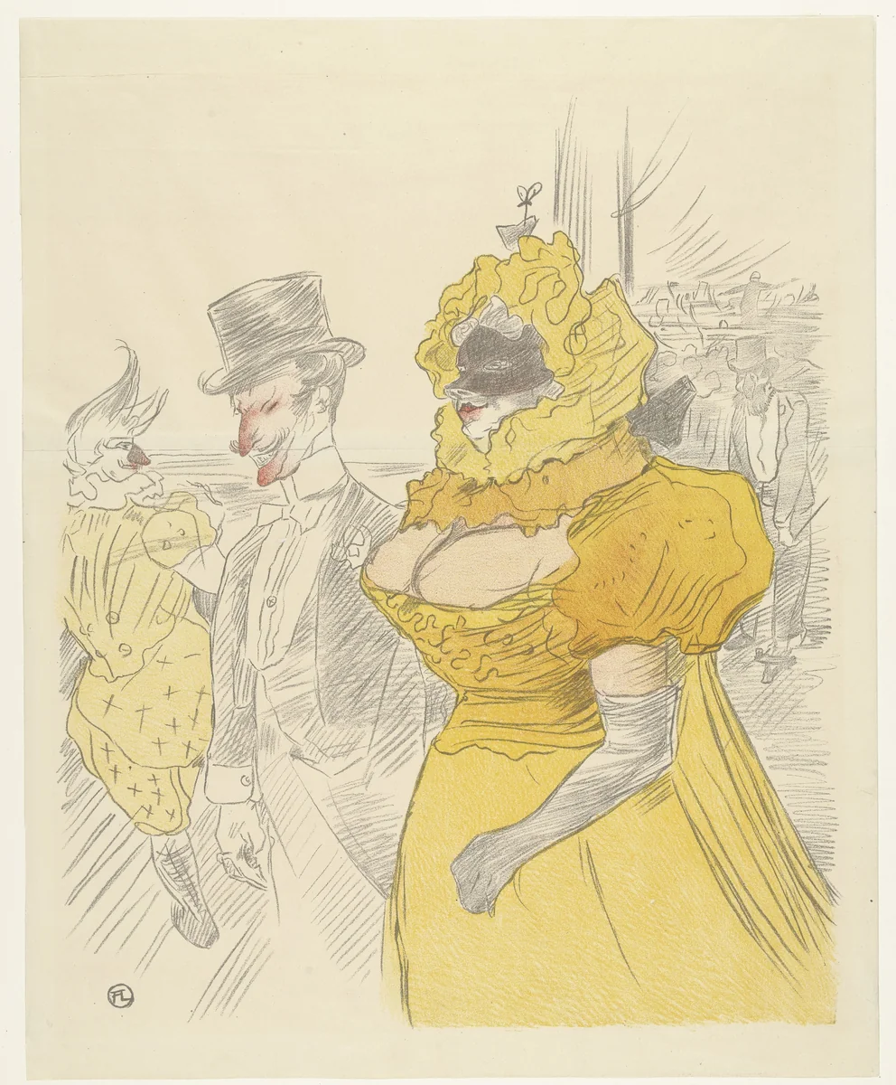 Affiche Au Bal des Etudiants by anonymous, print, 1900