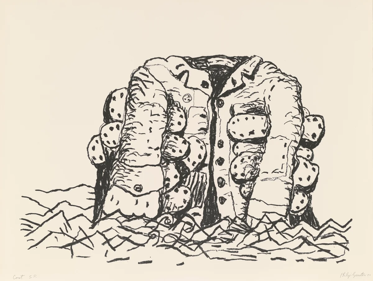 Coat [special proof] by Philip Guston, print, 1979-1980