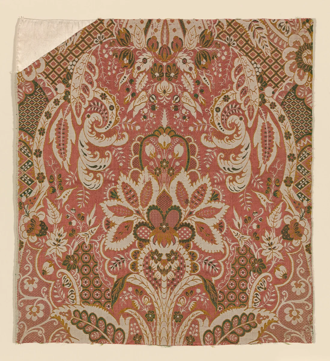 Fragment by France, textile, 1722-1727