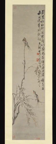 Swallows by Li Shan, painting, 1686-1756