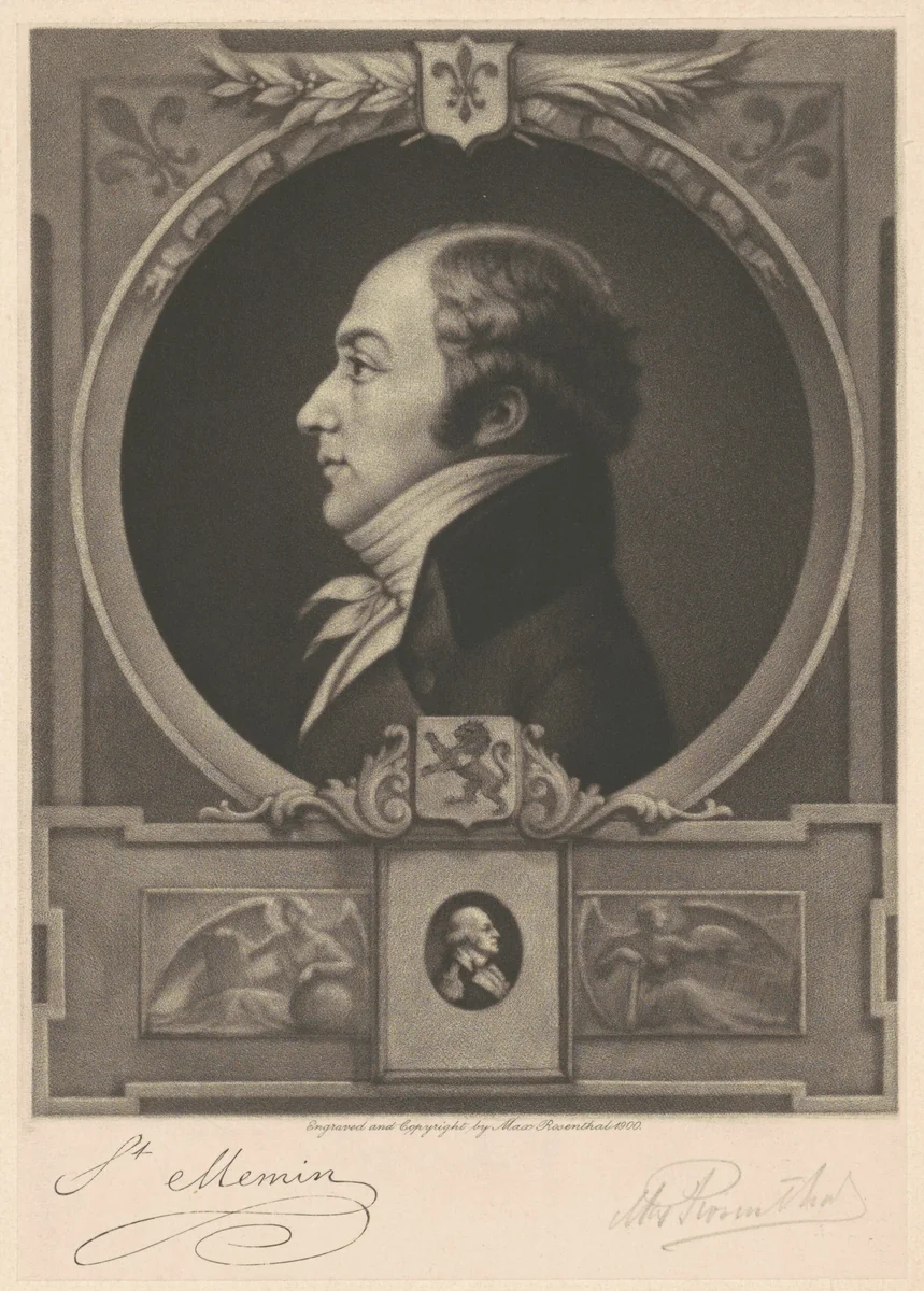 Charles Balthazar Julien Févret de Saint-Mémin by Max Rosenthal
Charles B. J. Févret de Saint-Mémin, print, 1900