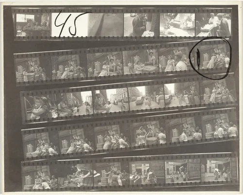 11th Street story 45/People You Don't See 8 by Robert Frank, photograph, 1951