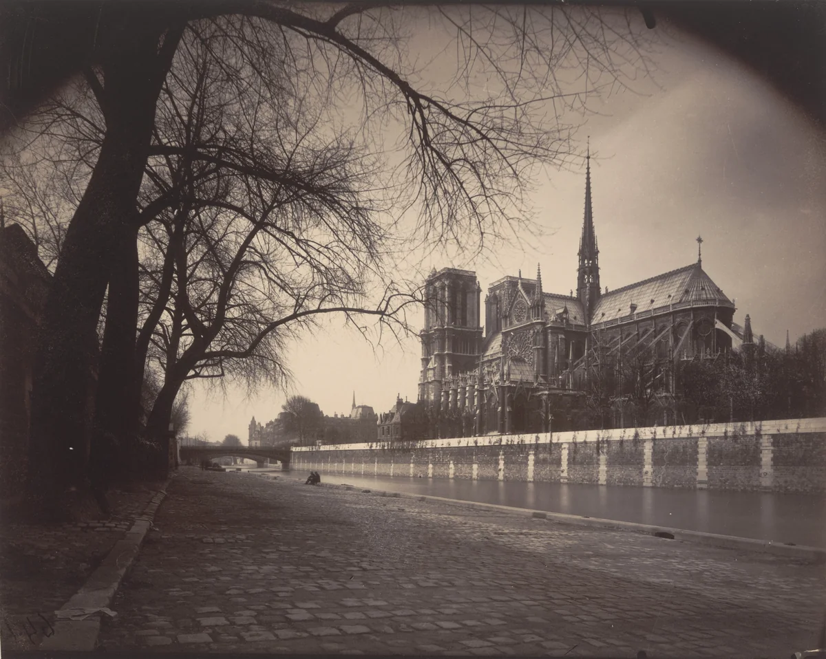 Notre-Dame by Eugène Atget, photograph, 1923