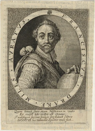 Sir Francis Drake by Willem de Passe, print, 1620