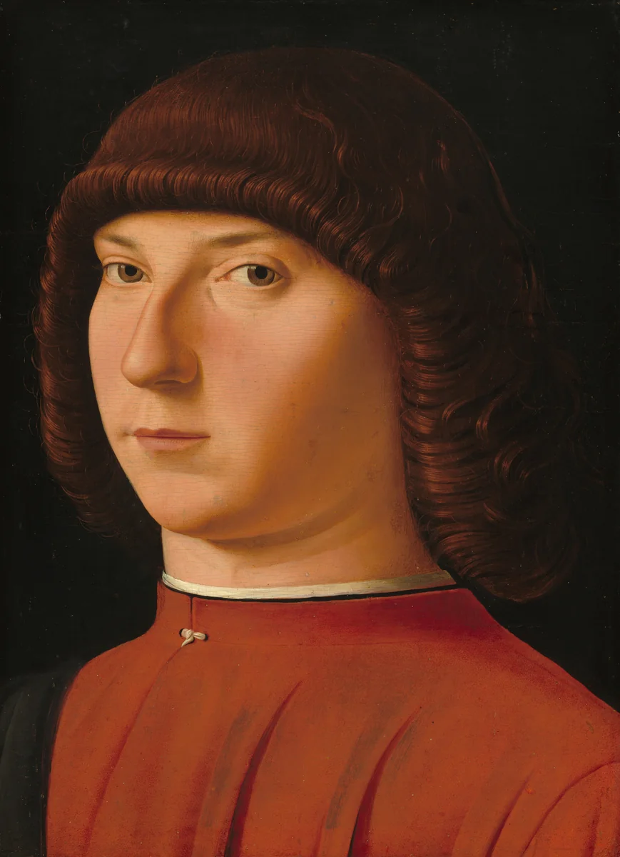 Portrait of a Young Man by Antonello da Messina, painting, 1470-1480