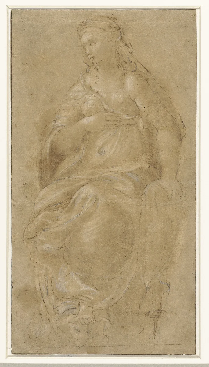 Zachtmoedigheid by anonymous, drawing, 1500-1620