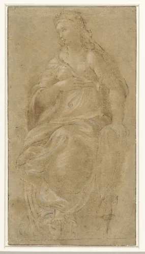 Zachtmoedigheid by anonymous, drawing, 1500-1620