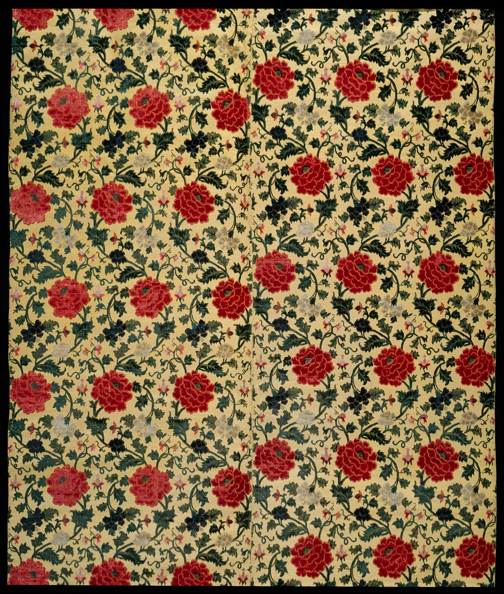 Panel (Furnishing Fabric) by Manchu China, textile, 1750-1800
