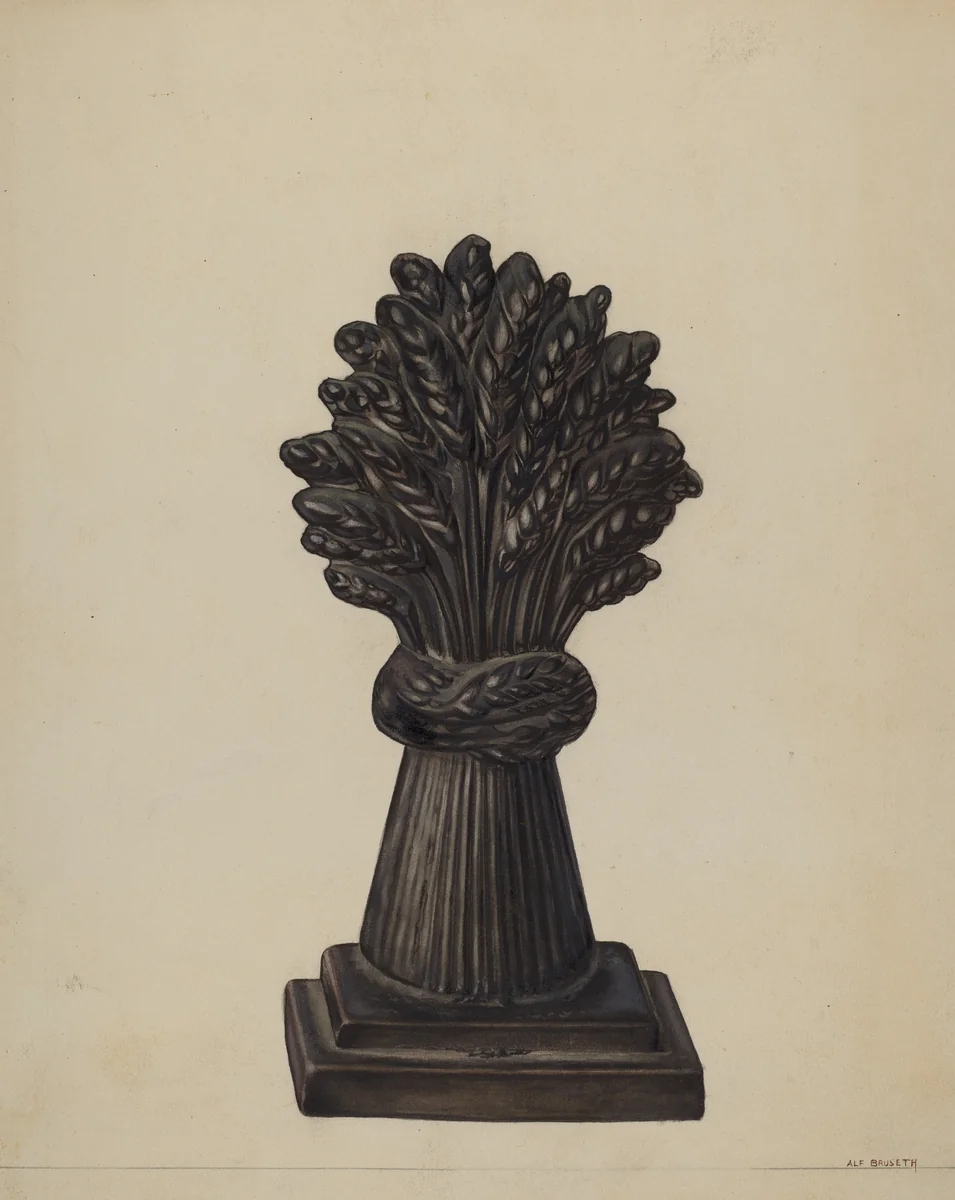 Door Stop by Alf Bruseth, index of american design, 1937