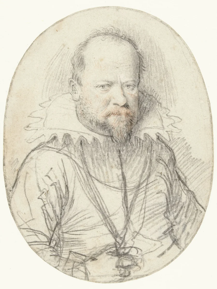Portret van Gundacker Von Polheim (1575-1644) by Aegidius Sadeler, drawing, 1580-1629