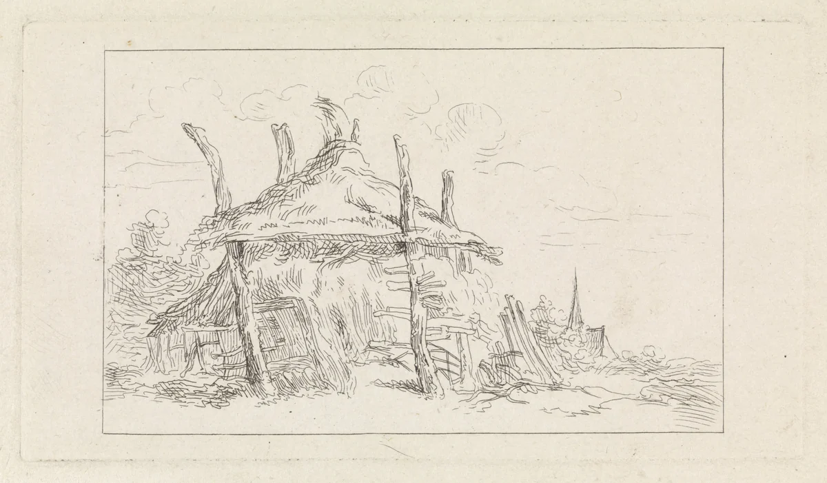 Hooiberg by Dirk Hussem, print, 1787-1817