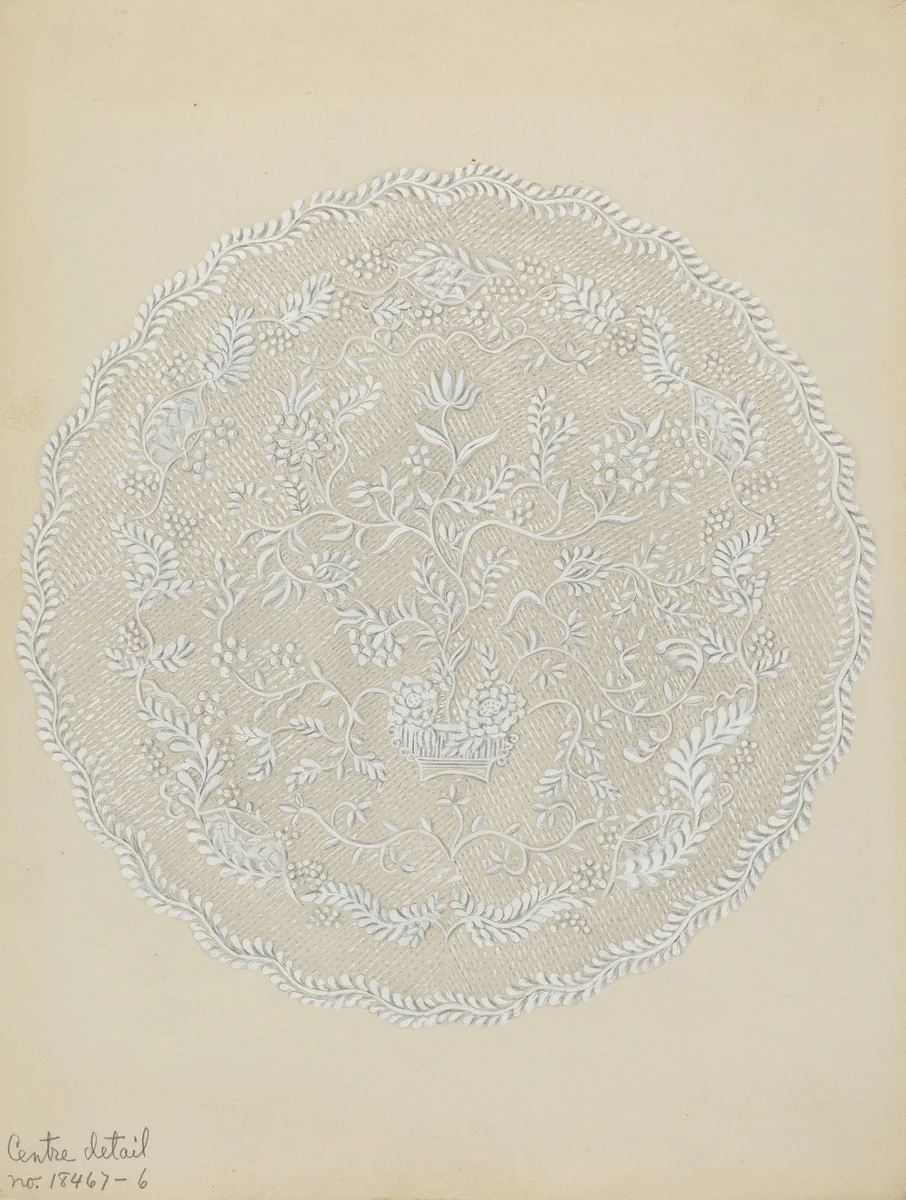 Bedspread by Irene Schaefer, index of american design, 1936