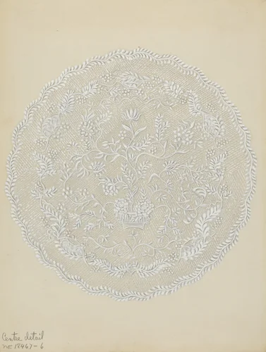 Bedspread by Irene Schaefer, index of american design, 1936