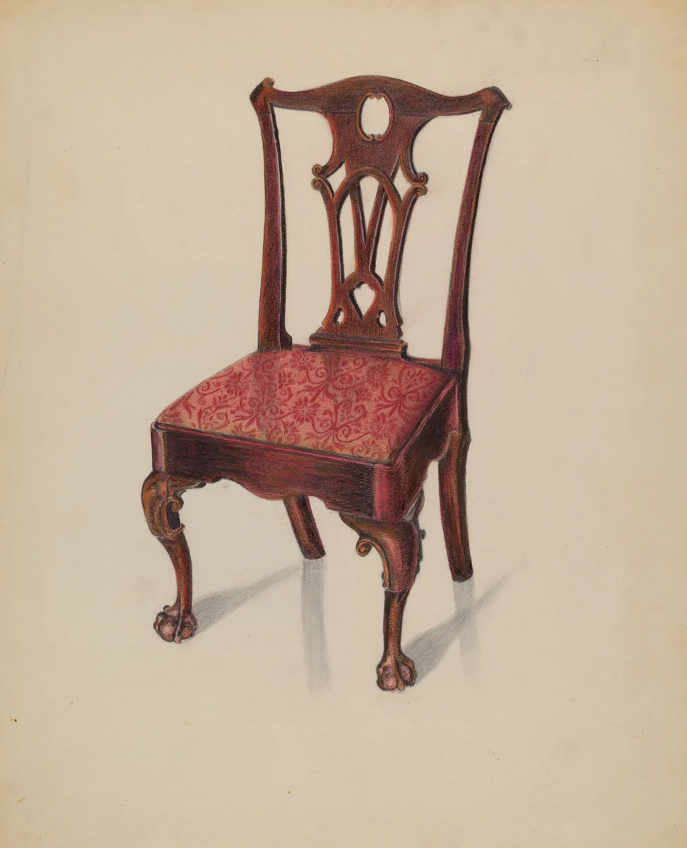 Chair by Ruth Bialostosky, index of american design, 1936
