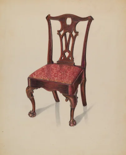 Chair by Ruth Bialostosky, index of american design, 1936
