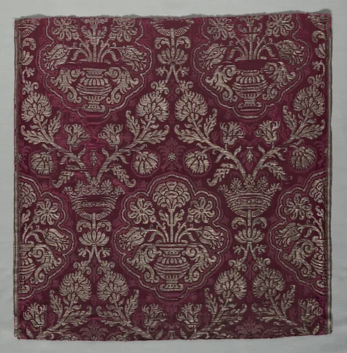 Silk Fragment by Unknown, textile, 1500-1599
