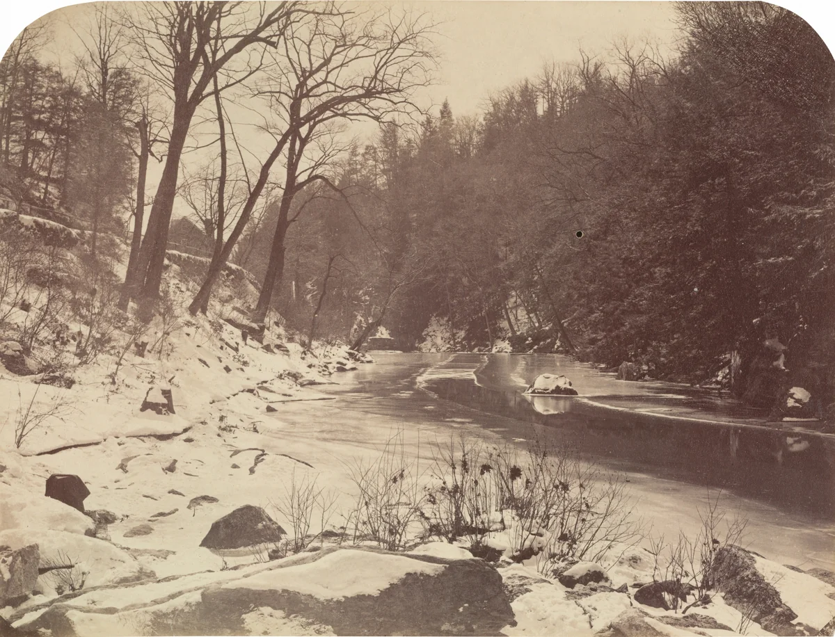 On the Brandywine by John Moran, photograph, 1861-1871
