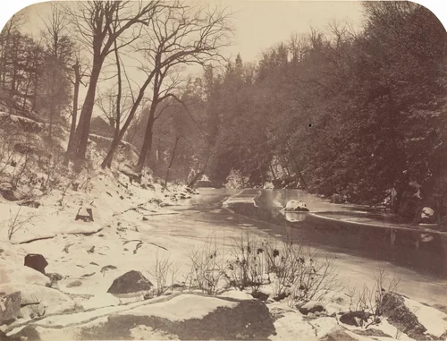 On the Brandywine by John Moran, photograph, 1861-1871
