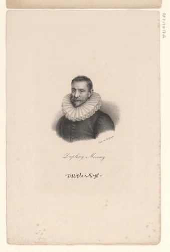 Portret van Philippe du Plessis-Mornay by anonymous, print, 1818-1842