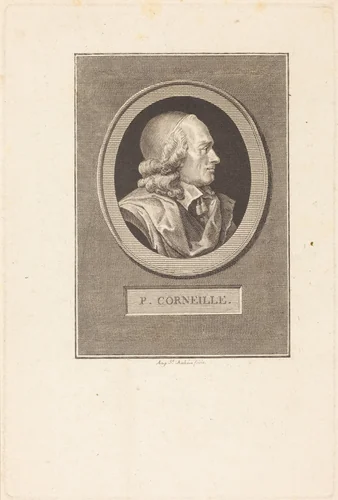 Pierre Corneille by Augustin de Saint-Aubin, print, 1799