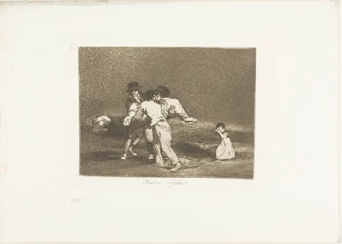 Unhappy Mother!, plate 50 from The Disasters of War by Francisco José de Goya, print, 1812-1815