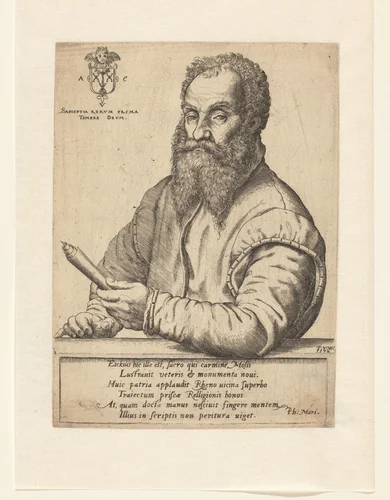Portret van Arend van Eyck by Unknown, print, 1572