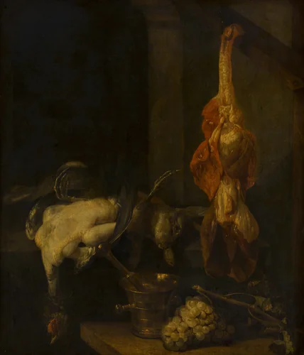 Still Life with Game and Fowl by Abraham van Beyeren, painting